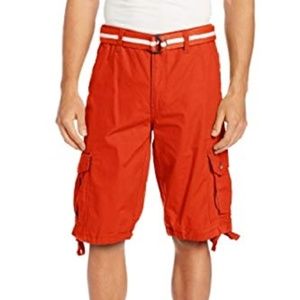 New Southpole Cargo Basic Belted Shorts